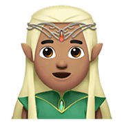🧝🏽‍♂️ Emoji Elfo Homem: Pele Morena na Apple iOS 12.1.