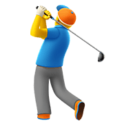🏌️‍♂️ Emoji Hombre Jugando Al Golf en Apple iOS 12.1.