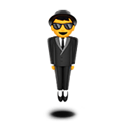 🕴️ Emoji schwebender Mann im Anzug Apple iOS 12.1.