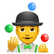 Emoji 🤹‍♂️ Giocoliere Uomo su Apple iOS 12.1.