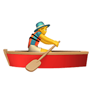 Emoji 🚣‍♂️ Uomo In Barca A Remi su Apple iOS 12.1.
