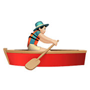 Emoji 🚣🏻‍♂️ Uomo In Barca A Remi: Carnagione Chiara su Apple iOS 12.1.