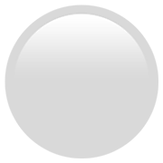 Émoji ⚪ Disque Blanc sur Apple iOS 12.1.