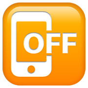 Émoji 📴 Téléphone éteint sur Apple iOS 12.1.