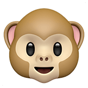🐵 Emoji Rosto De Macaco na Apple iOS 12.1.