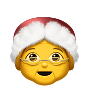 🤶 Emoji Mamãe Noel na Apple iOS 12.1.