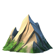 Émoji ⛰️ Montagne sur Apple iOS 12.1.