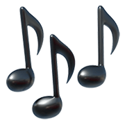 Emoji 🎶 Note Musicali su Apple iOS 12.1.