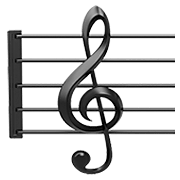 🎼 Emoji Partitura Musical na Apple iOS 12.1.