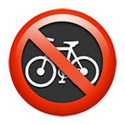 Émoji 🚳 Vélos Interdits sur Apple iOS 12.1.