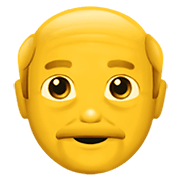 Emoji 👴 Uomo Anziano su Apple iOS 12.1.