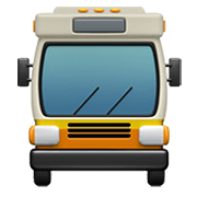 🚍 Emoji Vorderansicht Bus Apple iOS 12.1.
