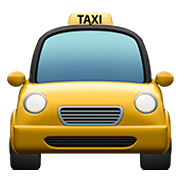 Émoji 🚖 Taxi De Face sur Apple iOS 12.1.