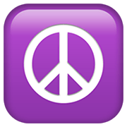 Émoji ☮️ Symbole De Paix sur Apple iOS 12.1.