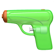 Emoji 🔫 Pistola su Apple iOS 12.1.