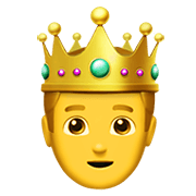 Emoji 🤴 Principe su Apple iOS 12.1.