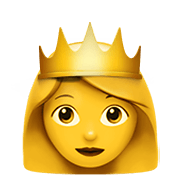 Émoji 👸 Princesse sur Apple iOS 12.1.