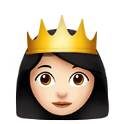 👸🏻 Emoji Princesa: Pele Clara na Apple iOS 12.1.