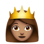 👸🏽 Emoji Princesa: Tono De Piel Medio en Apple iOS 12.1.