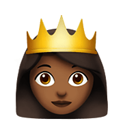 Emoji 👸🏾 Principessa: Carnagione Abbastanza Scura su Apple iOS 12.1.