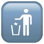 Emoji 🚮 Simbolo Per La Raccolta Dei Rifiuti su Apple iOS 12.1.