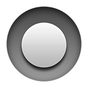 Émoji 🔘 Bouton Radio sur Apple iOS 12.1.