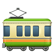 Émoji 🚃 Wagon sur Apple iOS 12.1.