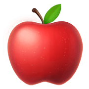 Émoji 🍎 Pomme Rouge sur Apple iOS 12.1.