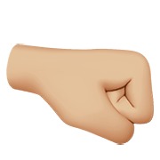 Emoji 🤜🏼 Pugno A Destra: Carnagione Abbastanza Chiara su Apple iOS 12.1.