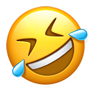 Emoji 🤣 Ridere A Crepapelle su Apple iOS 12.1.