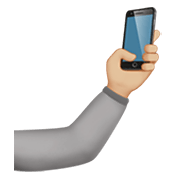 Émoji 🤳🏼 Selfie : Peau Moyennement Claire sur Apple iOS 12.1.