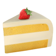 Émoji 🍰 Gâteau Sablé sur Apple iOS 12.1.