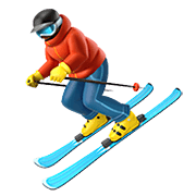 ⛷️ Emoji Esquiador en Apple iOS 12.1.