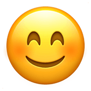 😊 Emoji Rosto Sorridente Com Olhos Sorridentes na Apple iOS 12.1.