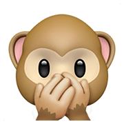 Émoji 🙊 Singe Ne Rien Dire sur Apple iOS 12.1.