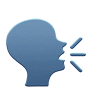 Emoji 🗣️ Persona Che Parla su Apple iOS 12.1.