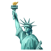 Emoji 🗽 Statua Della Libertà su Apple iOS 12.1.