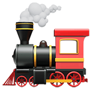 🚂 Emoji Locomotora De Vapor en Apple iOS 12.1.