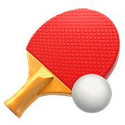 Émoji 🏓 Ping-pong sur Apple iOS 12.1.