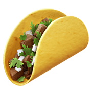 Émoji 🌮 Taco sur Apple iOS 12.1.