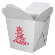 Émoji 🥡 Boîte à Emporter sur Apple iOS 12.1.