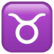 Emoji ♉ Segno Zodiacale Del Toro su Apple iOS 12.1.