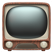 Emoji 📺 Televisore su Apple iOS 12.1.