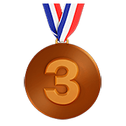 🥉 Emoji Medalha De Bronze na Apple iOS 12.1.