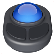 Émoji 🖲️ Boule De Commande sur Apple iOS 12.1.