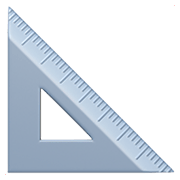 📐 Emoji Régua Triangular na Apple iOS 12.1.