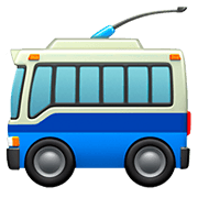 🚎 Emoji ônibus Movido A Eletricidade na Apple iOS 12.1.