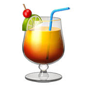 Emoji 🍹 Cocktail Tropicale su Apple iOS 12.1.