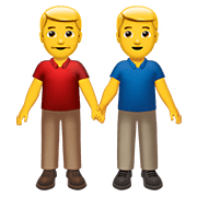 Émoji 👬 Deux Hommes Se Tenant La Main sur Apple iOS 12.1.