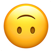 🙃 Emoji umgekehrtes Gesicht Apple iOS 12.1.